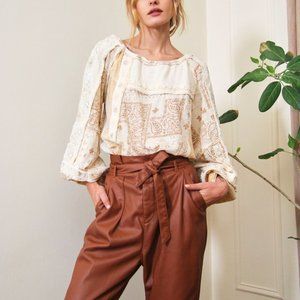 NWT Free People Boom Boom Tunic / Ivory Combo